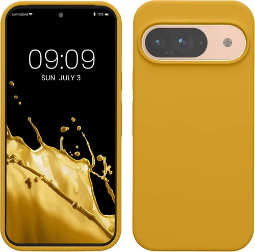 Miniatura 64 de kwmobile Funda Compatible con Google Pixel 6 Pro - Funda de Teléfono de Silicona TPU con Acabado Suave - Azul Caribe