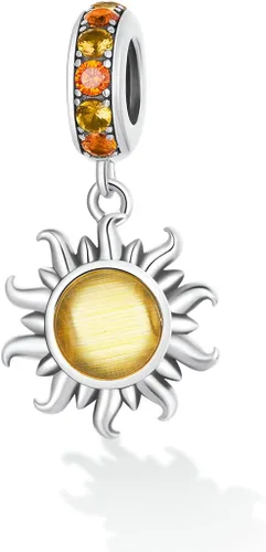 Miniatura 109 de Abalorios de plata de ley para pulseras, collares, familia para siempre, circonita cúbica, regalo de joyería para mujeres