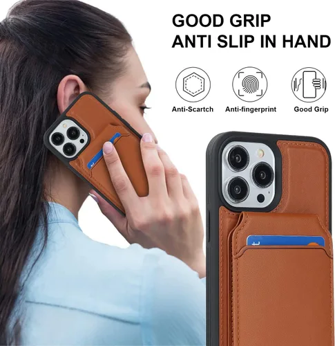 Miniatura 5 de Havaya Funda Cartera para iPhone 13 Pro Max e iPhone 12 Pro Max, Compatible con MagSafe 2 en 1, Desmontable Magnética con Portarjetas, Ranura