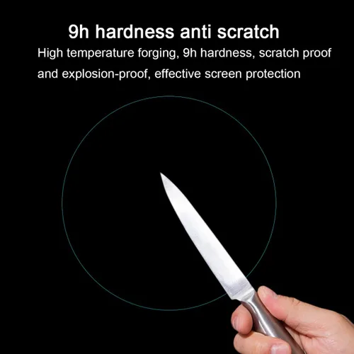 Miniatura 4 de Hemobllo Película de pantalla transparente 6 unids Película templada redonda Protector de pantalla Protector de cara Smartwatch Protectores