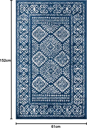 Miniatura 251 de Safavieh - Alfombra decorativa de la colección Tulum, modelo TUL264F, estilo marroquí, bohemio y desgastado, no suelta pelusa, para sala, vestíbulo