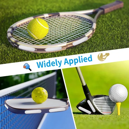 Miniatura 7 de 30 piezas de cinta de plomo, cinta de plomo adhesiva de 3 g para pelotas de pickleball, tenis, palos de golf, ajusta la cinta de plomo para palas