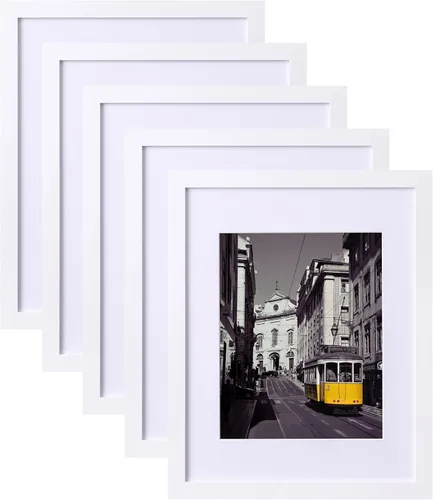 Miniatura 68 de eletecpro - Juego de 10 marcos de fotos de 5 x 7 pulgadas, collage de marcos de fotos para decoración de pared, muestra fotos de 4 x 6