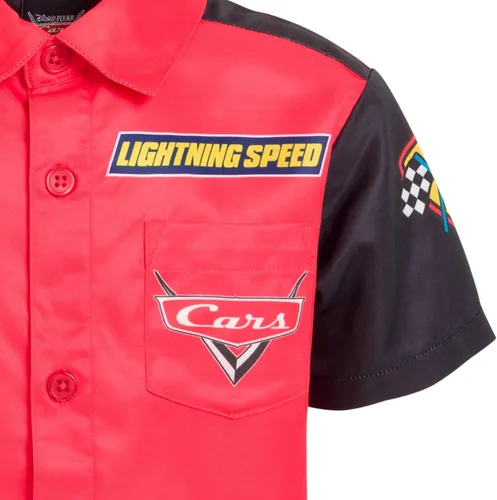 Miniatura 4 de Disney Toy Story Mickey Mouse Cars Nightmare Before Christmas - Camisa con botones para niños pequeños y grandes