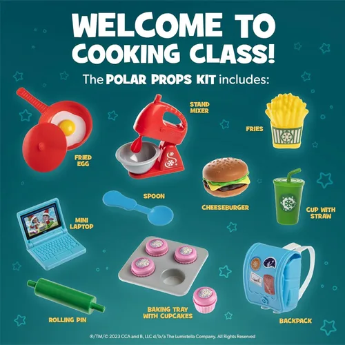 Miniatura 2 de The Elf on the Shelf Accesorios polares: ayuda a los elfos a crear nuevas escenas o compartir juegos de simulación - Incluye más de 20 accesorios