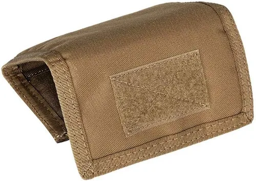 Miniatura 5 de EXCELLENT ELITE SPANKER Cartera triple de nailon para hombre, tarjetero táctico militar con bolsillo para monedas, cartera al aire libre, Marrón