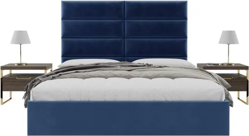 Miniatura 44 de Vänt - Paneles tapizados de cabecera para montar en la pared, diseño Isabelle, 60 x 23 pulgadas, configuración de 4 paneles individuales, Cuero