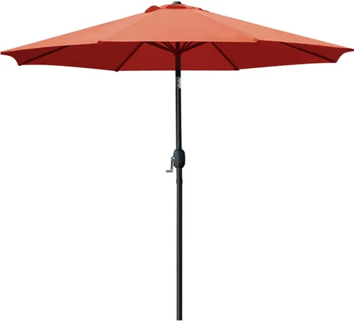 Miniatura 9 de Sunnyglade - Sombrilla de mesa de 9 pies para exteriores, con 8 varillas resistentes Negro