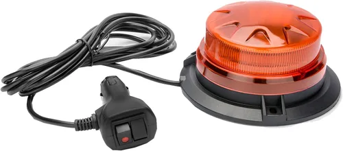 Miniatura 9 de AUXMOTEC Barra de luces de baliza estroboscópica de emergencia LED ámbar con montaje magnético y 8 modelos de destello, lámparas de señal