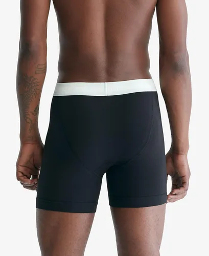 Miniatura 3 de Calvin Klein Calzoncillos tipo bóxer elásticos de algodón para hombre (3 unidades)