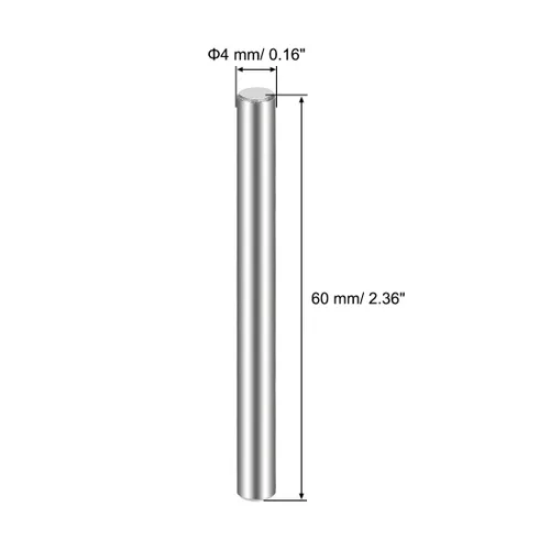 Miniatura 3 de uxcell 0.157 x 2.362 in (aproximadamente 5/32 pulgadas) pasador de clavija de acero inoxidable 304 litera de madera para litera, pasadores