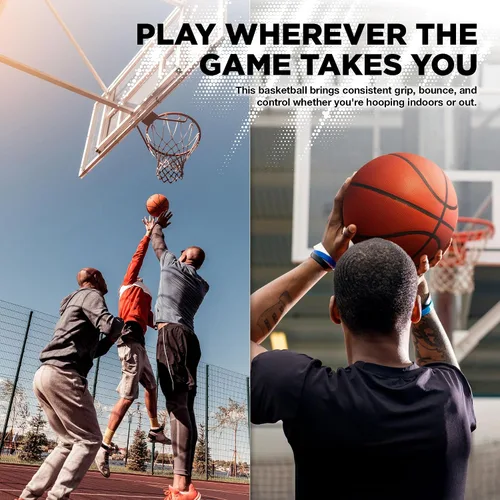 Miniatura 5 de Lifeworks Rubber Basketball - Made for Indoor and Outdoor Games - Sold Deflated (Pump NOT Included)