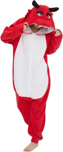Miniatura 4 de Pijama de dragón unisex de animales, disfraz de cosplay para adultos