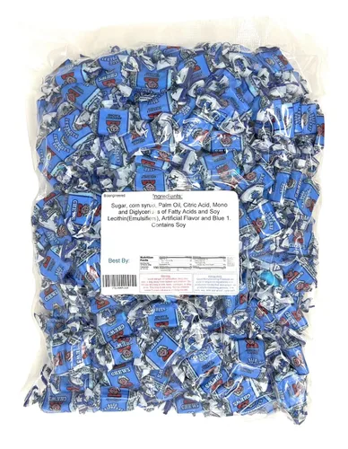 Miniatura 2 de Masticables de frutas con sabor a frambuesa azul salvaje, 2 libras a granel