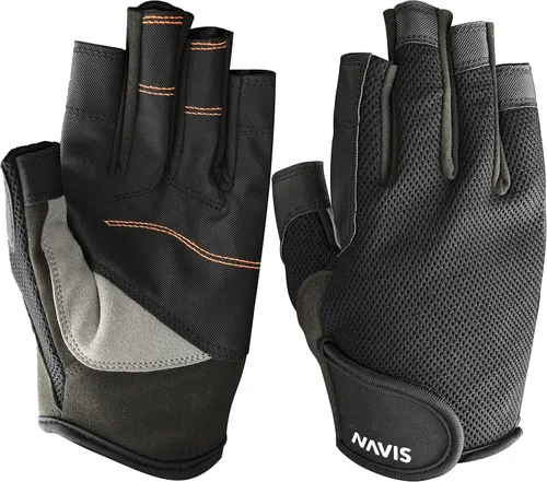 Guantes de vela para hombres y mujeres, remo, barco, pesca, kayak, todos los deportes acuáticos, protección UV perfecta, dedo corto