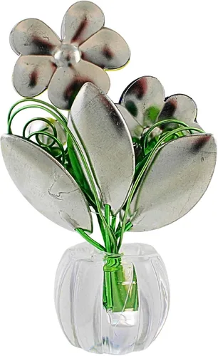 Miniatura 3 de Ganz 4 Pulgadas Pansy Posy Pot Acrílico Multicolor