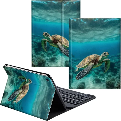 Miniatura 55 de Funda para Samsung Galaxy Tab S6 Lite 2022/2020 Teclado inalámbrico desmontable y cubierta de soporte de piel sintética Funda protectora