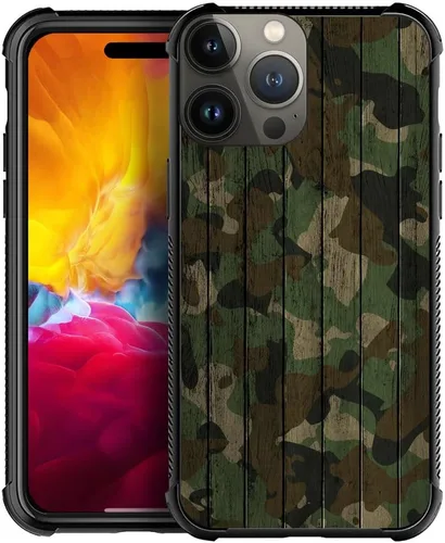 Miniatura 33 de DJSOK Compatible con iPhone 13 Funda, Diseño con Patrón Parachoques Trasero Anti Arañazos Esquinas Reforzadas TPU Suave Caver, Fundas para Hombres
