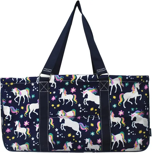Miniatura 176 de NGIL Bolsa de comestibles reutilizable extra grande plegable de gran tamaño para comestibles, almacenamiento, picnic, playa, Bronco-negro occidental