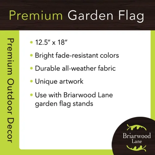 Miniatura 4 de Bandera de jardín de primavera de pájaros azules y narcisos, floral, 12.5 x 18 pulgadas Briarwood Lane
