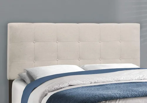 Miniatura 8 de Monarch Specialties Bastidores de cama, matrimonial, beige