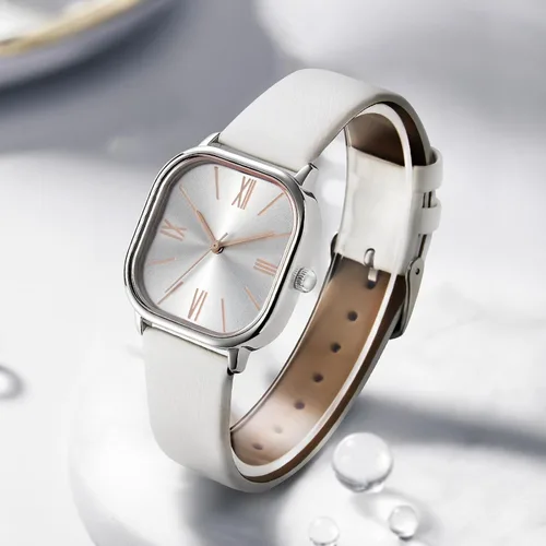 Miniatura 5 de Bisley Women Square Watch Leather Strap Easy to Read