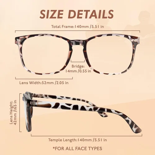 Miniatura 5 de Lentes de lectura para mujeres y hombres, lectores de luz azul para hombres y mujeres Paquete de 5 colores variados.