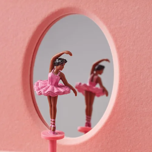Miniatura 18 de Joyero de bailarina de metal para recuerdos de la niñez de Lenox, Metal, Blanco, individual