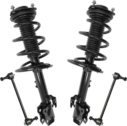 Miniatura 13 de Detroit Axle - Kit de puntales delanteros para Jeep Grand Cherokee 2005-2010 2006-2010 Commander 2007 2008 2009, 2 montajes rápidos de 2 barras