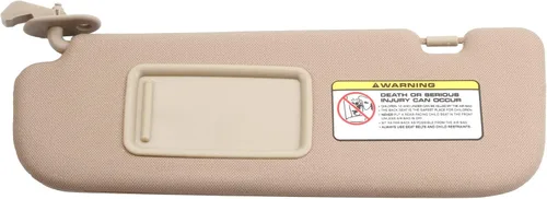 Dasbecan - Visera solar beige para el lado del conductor izquierdo compatible con Hyundai Elantra 2011 2012 2013 2014 2015, reemplaza 852103X000TX