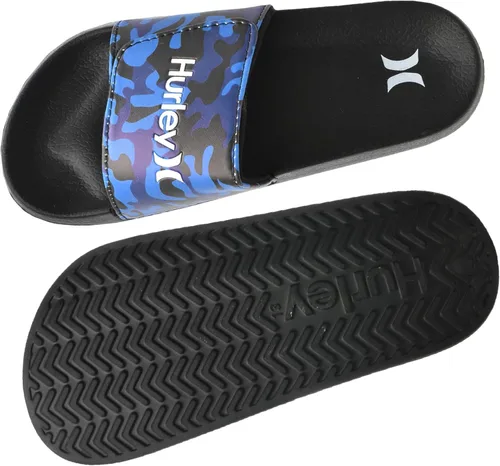 Miniatura 8 de Hurley Naia - Sandalias de deslizar para niñas y niños, pantuflas de puesta fácil con correa ajustable, sandalias para niños