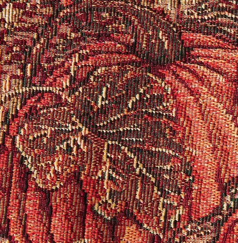 Miniatura 4 de Tapiz de lino violeta para cosecha de otoño, Acción de Gracias, hojas de otoño, girasoles, frutas, calabazas, tapiz tejido de algodón de poliéster