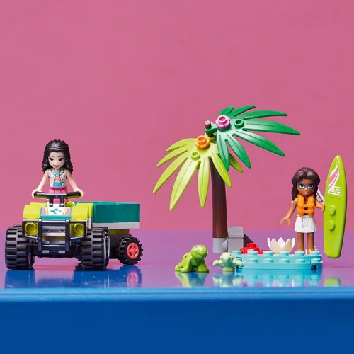 Miniatura 4 de LEGO Friends Turtle Protection Vehicle 41697 - Juego de juguetes de construcción para niños, niñas y niños a partir de 6 años (90 piezas)