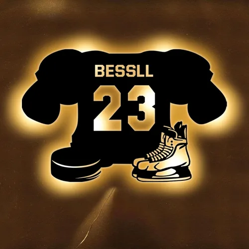 Miniatura 16 de Letrero de neón personalizado de jersey de fútbol americano, letreros de neón LED de fútbol americano para decoración de pared, alimentado por USB