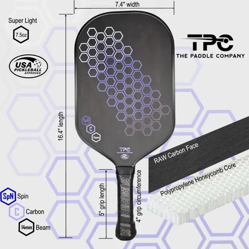 Miniatura 6 de La paleta de pickleball TPC Classic C