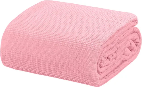 Crover Manta térmica prémium para todas las estaciones, tamaño King, 108 x 90 pulgadas, duradera, suave, acogedora, transpirable, diseño de tejido,