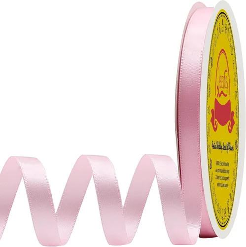 Miniatura 73 de Cinta de satén blanca antigua de doble cara de 1-1/2 pulgadas x 50 yardas, cinta de poliéster para envolver regalos, día de San Valentín, bodas