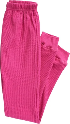 Miniatura 16 de Rene Rofe Girls' Thermal Underwear Set - 2 Piece Waffle Knit Top and Long Johns (2T-16)