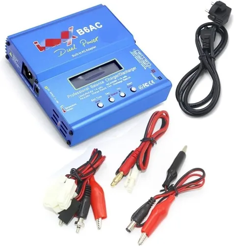 Para Imax B6 AC RC Cargador 80W B6AC 6A Balance Cargador Digital Pantalla LCD Li-ion Vida Nimh Nicd PB Lipo Descargador de batería Juguete Piezas