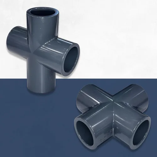 Miniatura 4 de ERA, Schedule 80 PVC, Cross Fitting, Serie 820, Conexión de enchufe (1/2")