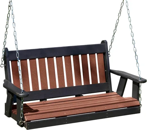 Miniatura 16 de Columpio de polietileno de polietileno de alta densidad de polietileno (PDPE) resistente y duradero, fabricado en Estados Unidos, fabricado en Amish