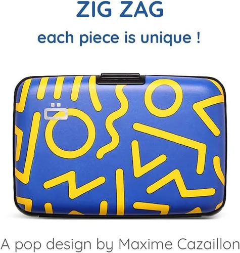 Miniatura 46 de ÖGON -DESIGNS- Portatarjetas de aluminio, protección RFID contra fraude y desmagnetización, billetera compacta, funda inteligente modelo STOCKHOLM V1