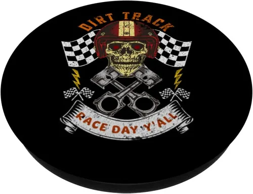 Miniatura 2 de Dirt Track Race Day Y'all Modelos tardíos Modificados Sprint Racing PopSockets intercambiables PopGrip