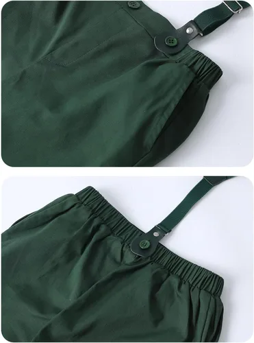 Miniatura 17 de A&J DESIGN Conjunto de ropa formal para niños pequeños con tirantes y tirantes