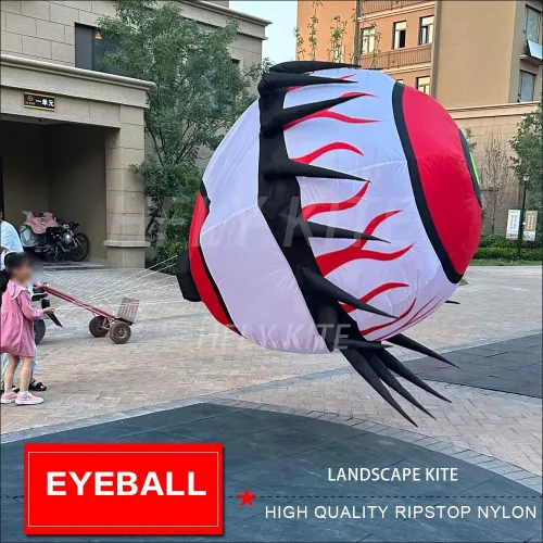 Miniatura 4 de HFLY - Paisaje inflable suave de 8.2 ft para niños y adultos, nailon Ripstop, línea de cometa