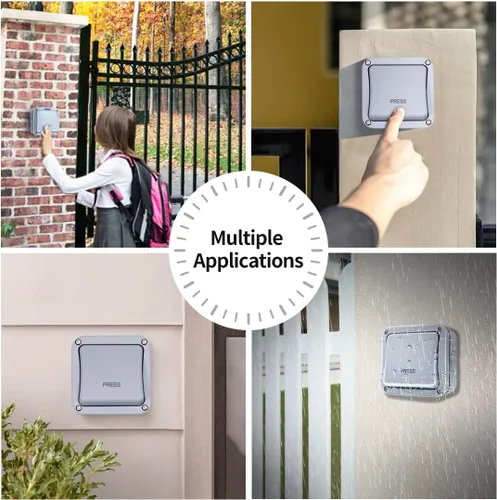 Miniatura 2 de TOPENS TC148 - Interruptor de liberación con cable montado en la superficie para abridor automático de puertas, sistema de control de acceso