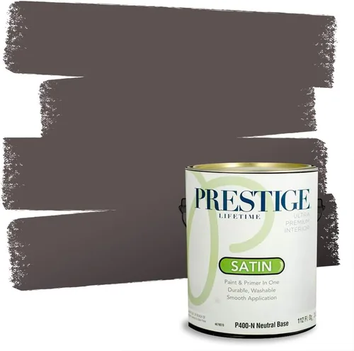 Miniatura 21 de PRESTIGE Paints - Pintura interior e imprimación en uno, 1 galón, cáscara de huevo, pimienta envejecida