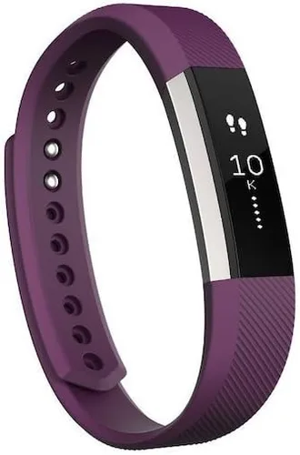 Miniatura 2 de Banda de cuero alta Fitbit, accesorio, 148088, L, Ciruela, 1, 1