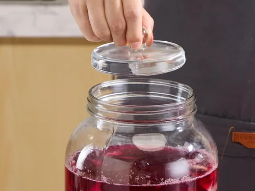Miniatura 5 de Peso de fermentación de galón, peso de fermentación de vidrio grande de 3.75 pulgadas para tarro de galón, paquete de 2