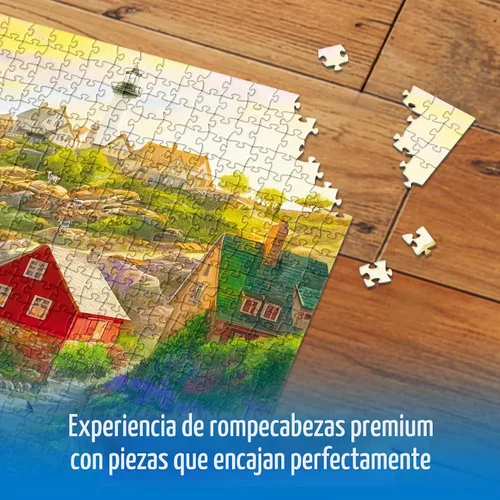 Miniatura 5 de Wonder Forge Goat Hill Lighthouse - Rompecabezas de 1000 piezas para adultos Piezas únicas y perfectamente ajustadas Imágenes divertidas